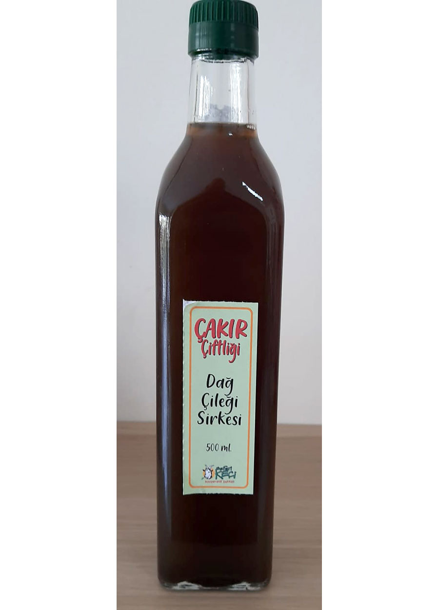 Dağ Çileği Sirkesi 500 ml - Çakır Çiftliği