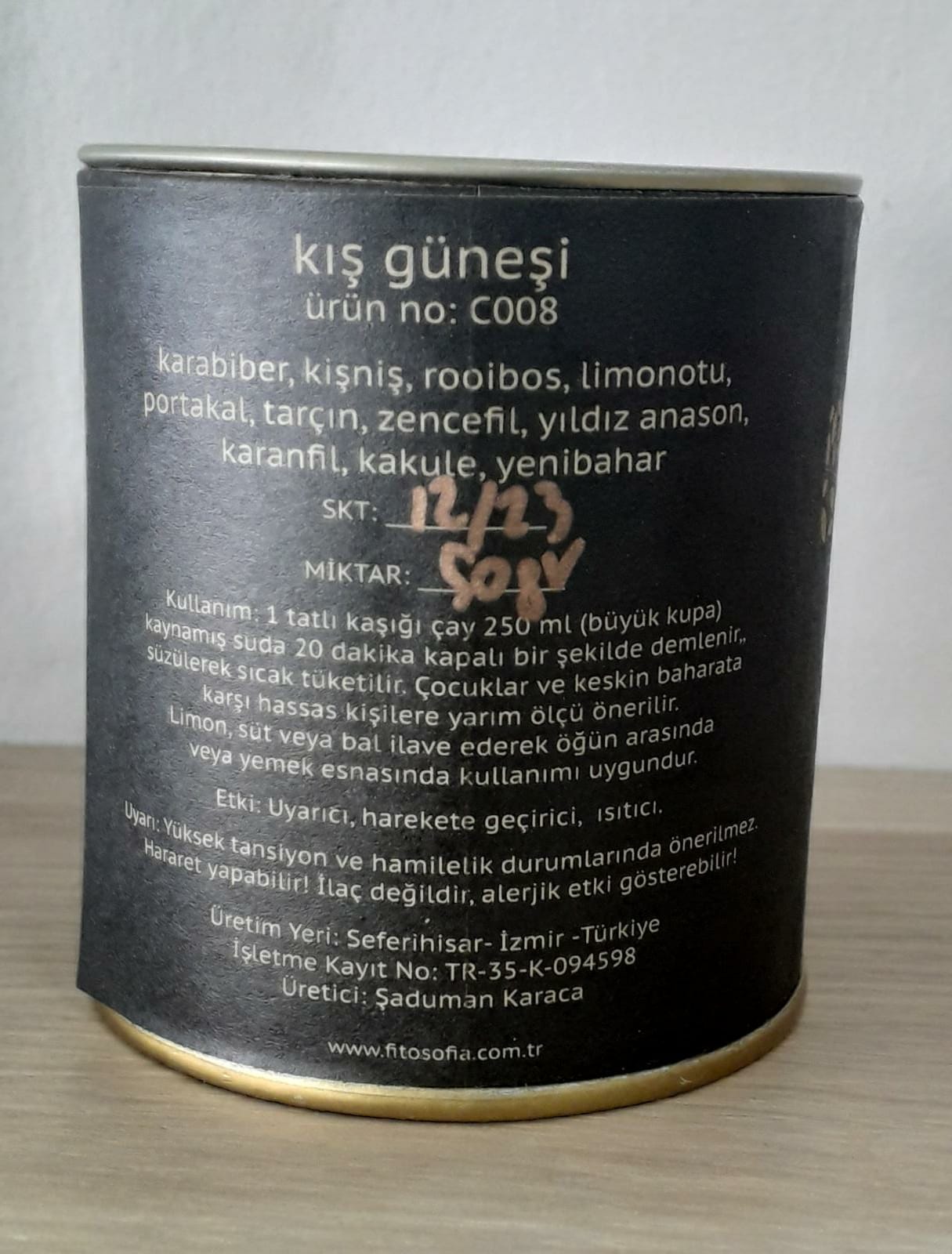 Kış Güneşi Çayı 50 gr - Fitosofia