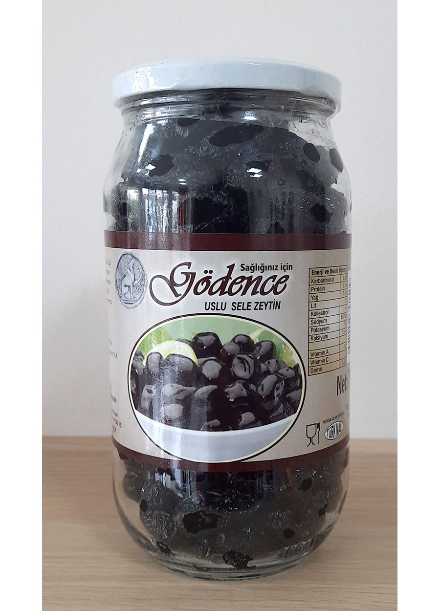 Uslu Tipi Sele Zeytin 700 gr - Gödence Kooperatifi