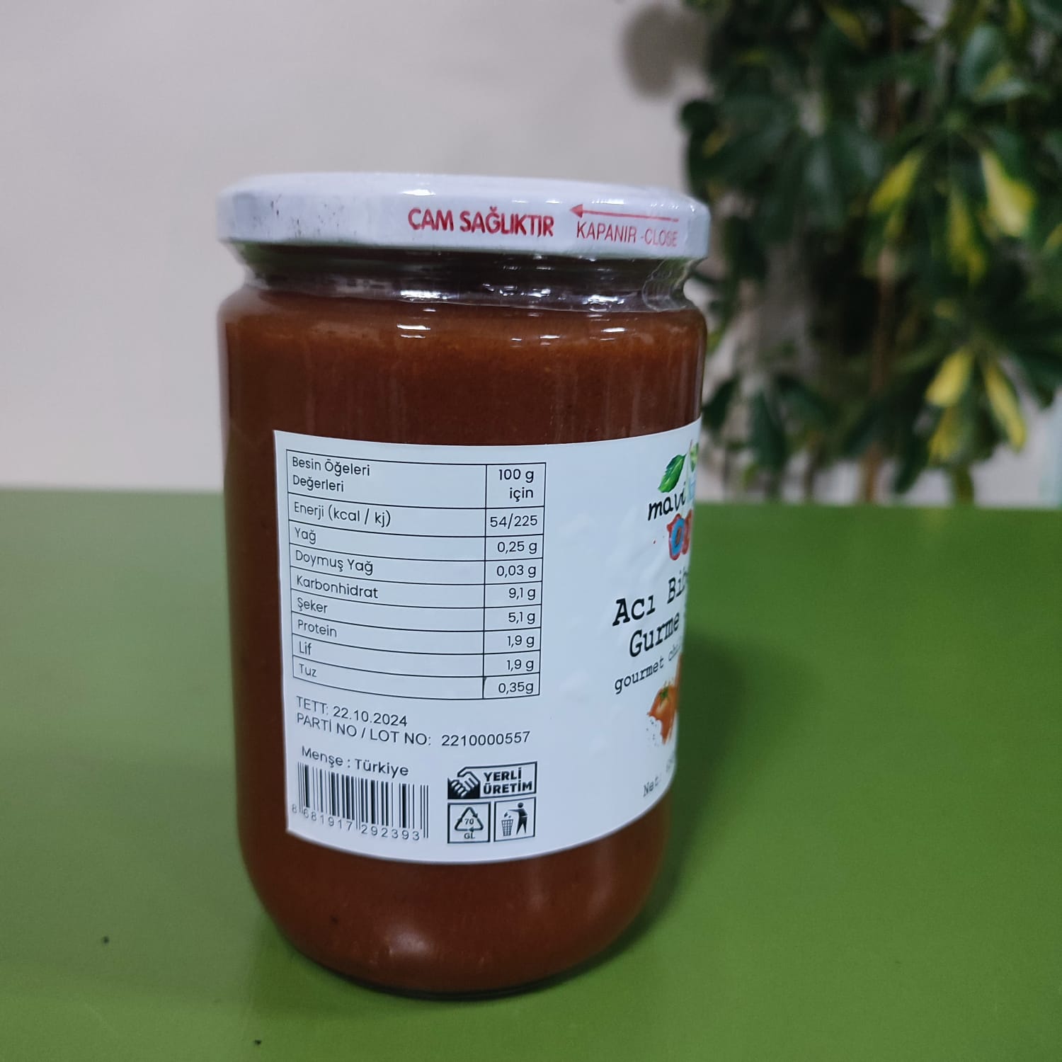 Mavi Kiraz - Acı biberli gurme sos - net 650 g